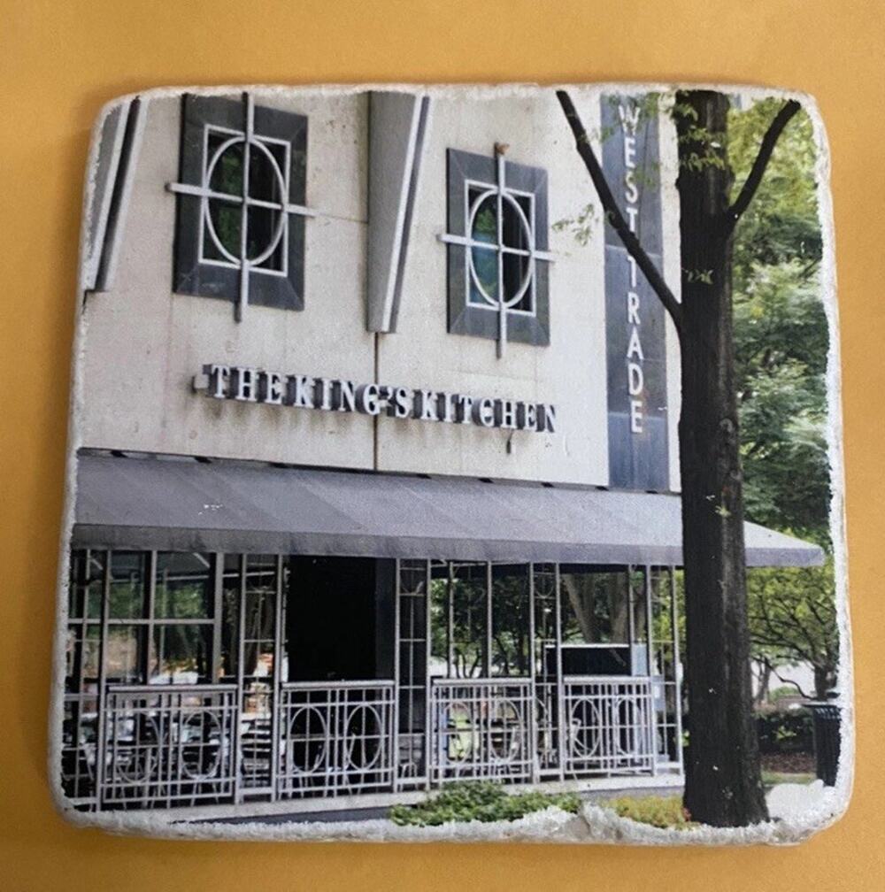 Tumbled Marble Coaster - The King’s Kitchen - West Trade Photo